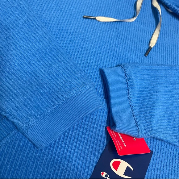 Champion Corded Campus Women’s Blue Hoodie - Picture 14 of 15